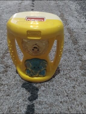 Vtg 1996  Playskool Hourglass Color Surprise Toy Flip Over Beads